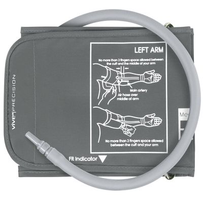 Vive Precision Replacement Cuff - for Automatic Blood Pressure Monitor and Digital Machine - Sized for Upper Arm Circumference 42 to 48 Centimeters - for Adults, Seniors, Elderly (Large)
