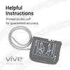 Vive Precision Replacement Cuff - for Automatic Blood Pressure Monitor and Digital Machine - Sized for Upper Arm Circumference 42 to 48 Centimeters - for Adults, Seniors, Elderly (Large) view 4