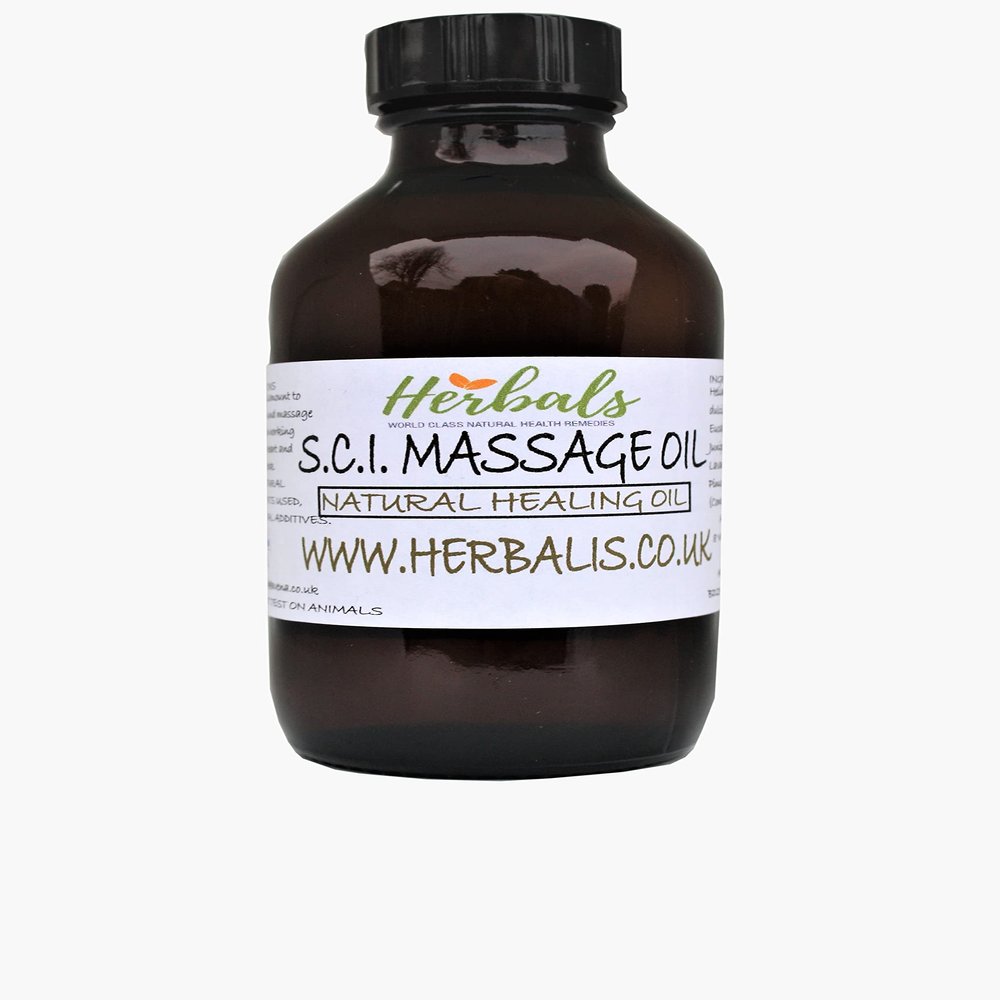 Avena Sciatica Massage Oil 100ml | Soothing Herbal Blend for Lower Back & Leg Discomfort | Handcrafted in Yorkshire