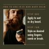 18.21 Man Made Beard Balm - Spiced Vanilla for Men 2 oz Balm Creame view 4