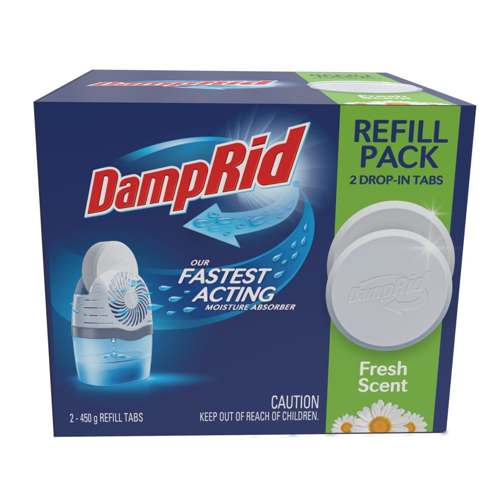 Moisture Absorber Refillable Tablets, 15-oz. 2-Pk. FG97