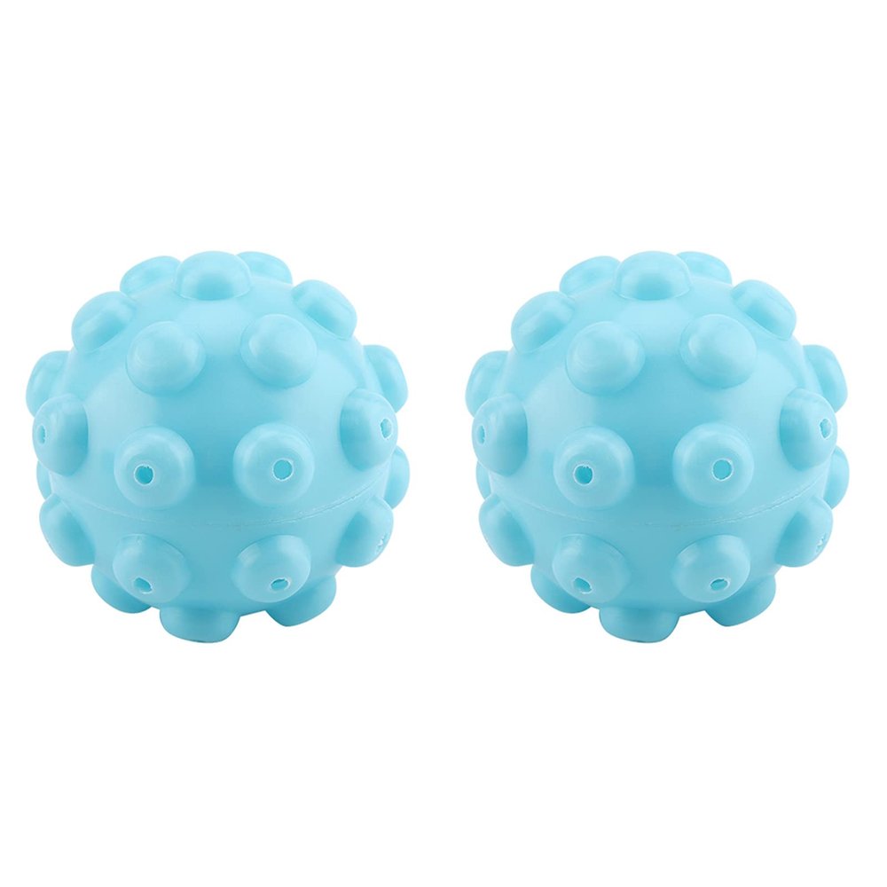 Garosa Dryer Sheets Laundry Washing Kit Blue PVC Clothes Cleaning Supplies Fabric Softener Accessories Reduces Clothing Wrinkles Tool for Home(2Pcs/Set)