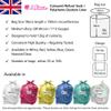 100 x White 90L Medium-Duty (28 Micron / 112 Gauge) Alina Coloured Refuse Sack / Polythene Dustbin Liner / Plastic Bin Bag / 90 Litre White Garbage Bag (100 Sacks) view 2