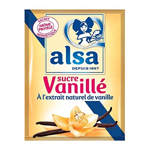 Alsa - Vanilla Sugar Packet 90G - Lot of 4 - Price Per Lot - Fast Delivery