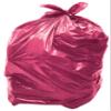 100 x Red 90L Medium-Duty (28 Micron / 112 Gauge) Alina Coloured Refuse Sack / Polythene Dustbin Liner / Plastic Bin Bag / 90 Litre Red Garbage Bag (100 Sacks) view 1