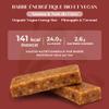 Organic and plant based Pineapple coco and goji berries energy bar view 4