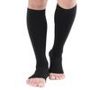TOFLY Knee High Compression Stockings, Open-Toe, Firm Support 15-20mmHg Opaque Maternity Pregnancy Compression Socks, Ankle & Arch Support, Swelling, Varicose Veins, Edema Black S view 1