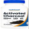 Nutricost Activated Charcoal 120 Capsules - High Quality Activated Charcoal Powder, Non-GMO, Gluten Free view 1