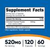 Nutricost Activated Charcoal 120 Capsules - High Quality Activated Charcoal Powder, Non-GMO, Gluten Free view 2