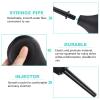 Healifty Clean Douche Safe Douche Medical Clean Enema Bulbs Washing Cleaning Kit for Men and Women (Black 160ml) view 4