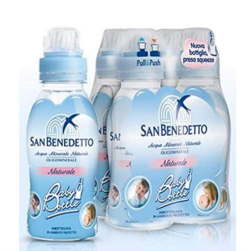 San Benedetto Baby Squeezable Italian Natural Mineral Water 3x4 Pack 12x 250ml