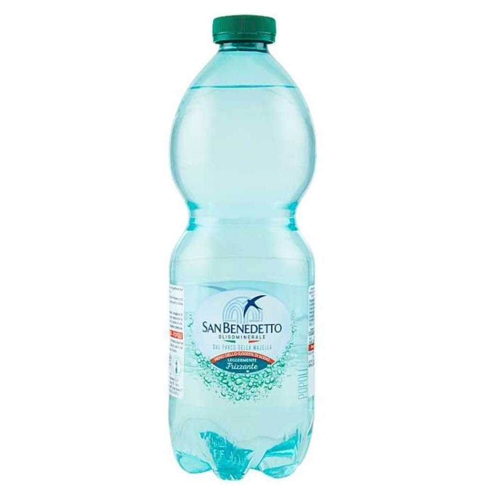 San benedetto Leggermente Frizzante Light Sparkling Water from Italy 24 x 500 ml
