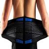 1Pcs Adjustable Neoprene Double Pull Lumbar Support Lower Back Belt Brace Pain Relief Band Waist Belt view 3