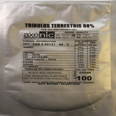 20 grams TRIBULUS TERRESTRIS 90% saponin, 50% protodiosin HPLC