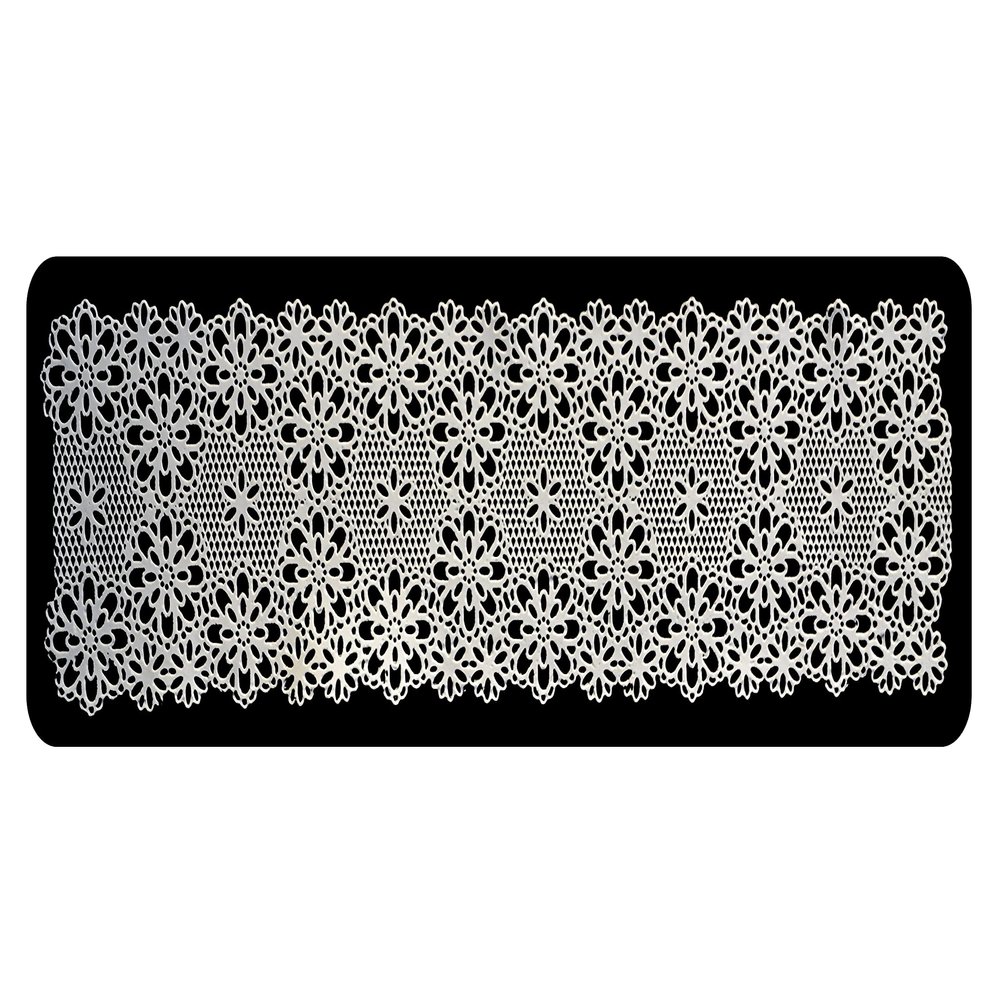 1 x SimplyHeaven Edible Cake Lace 40 Colours mat 47 (Baby Blue)