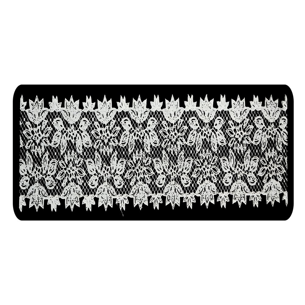 1 x Simply Heaven Edible Cake Lace 40 Colours Made from mat 54 (Black)