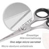 3 Swords Germany  Professional Nostril Nose and Ear Hair Scissors, Stainless Steel, Straight Rounded Blade with Black case view 3