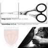 3 Swords Germany  Professional Nostril Nose and Ear Hair Scissors, Stainless Steel, Straight Rounded Blade with Black case view 4