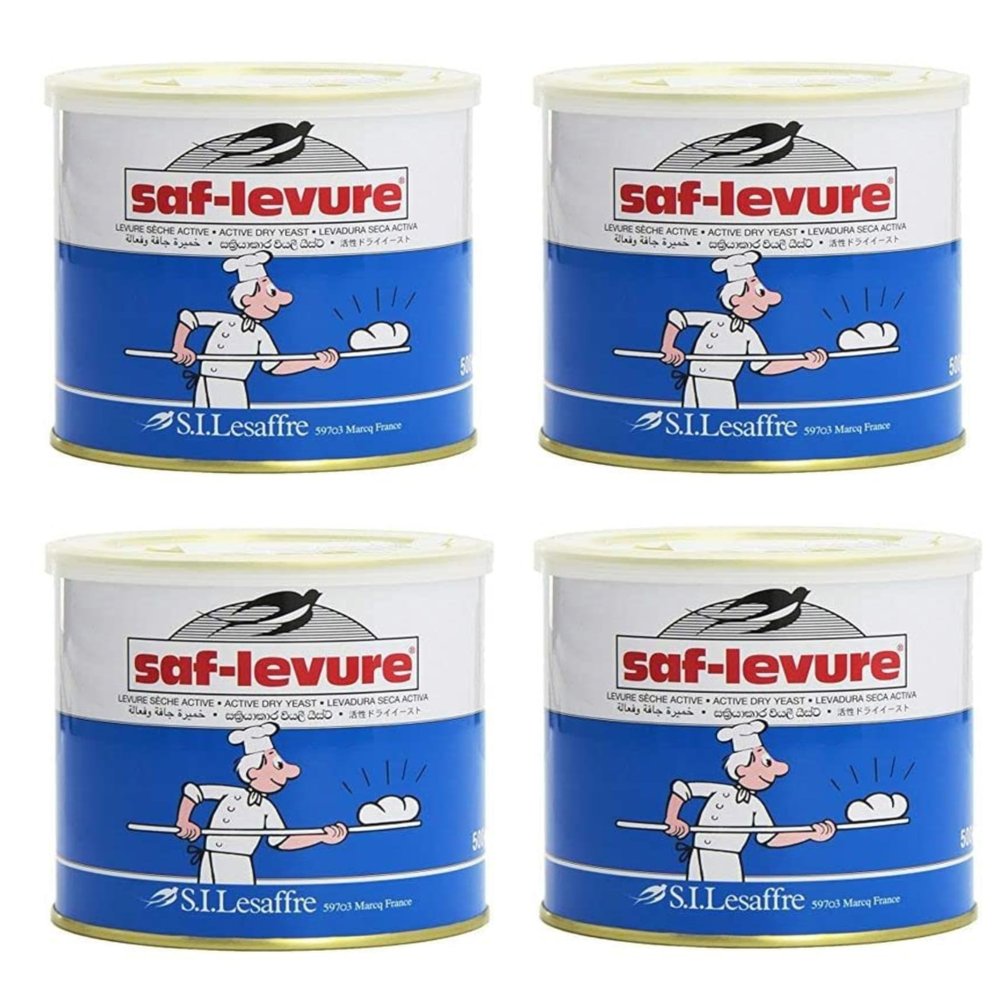 Saf Levure Active Dried Yeast 500g (Pack of 4)
