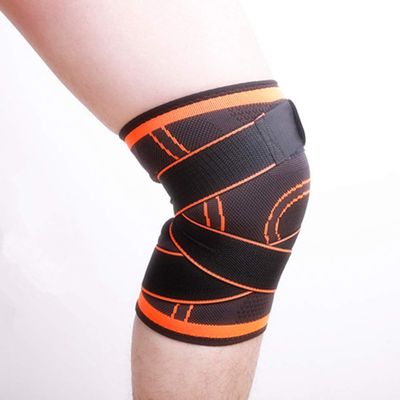 1Pcs Knee Brace Support with Adjustable Compression Straps for Running,Jogging, Cross Fit, Sports, Joint Pain Relief.