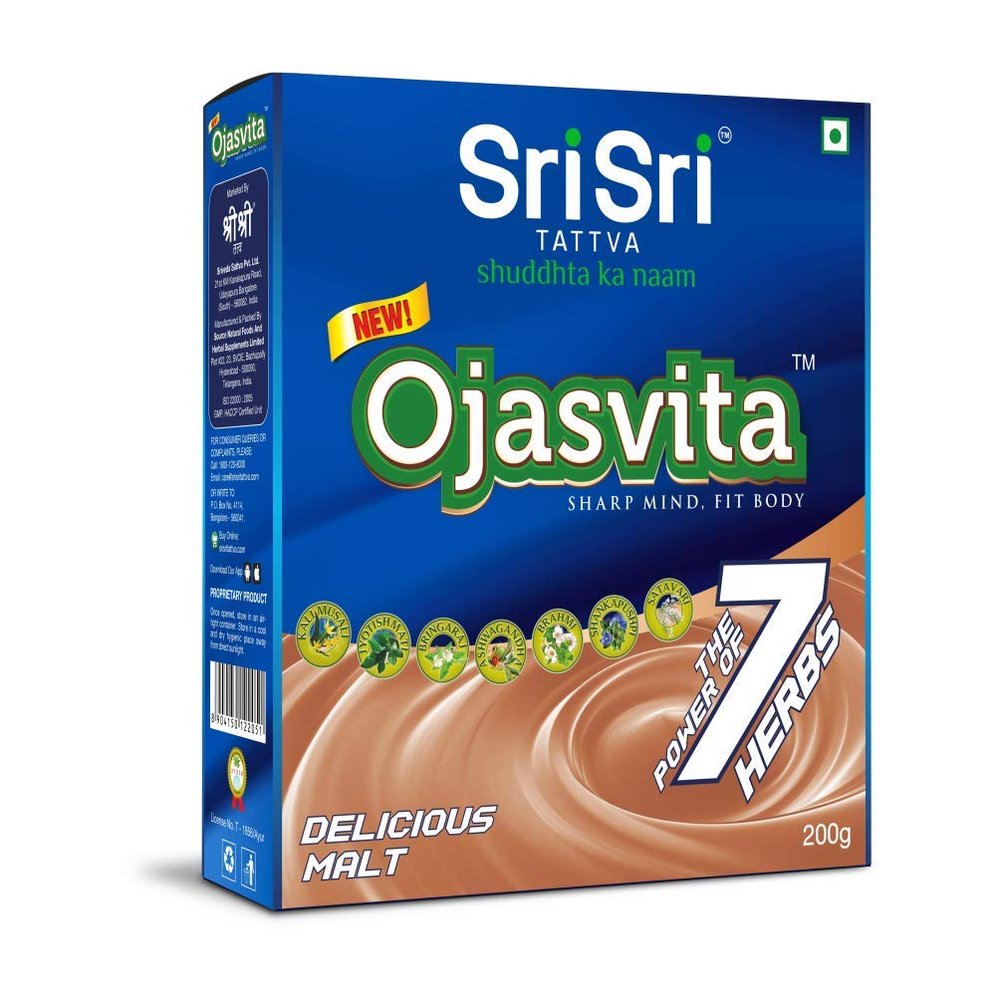 Sri Sri Tattva Ojasvita Malt Box Refill, 200gm (Pack of 3)