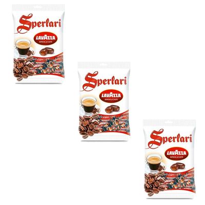 3X Sperlari Lavazza Italian Coffee Filled Bonbons Candies Lollies 175g in Envelope