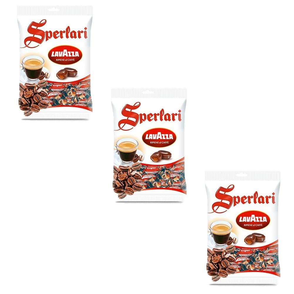 3X Sperlari Lavazza Italian Coffee Filled Bonbons Candies Lollies 175g in Envelope
