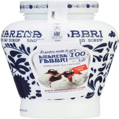 3X Fabbri Amarena Fruit and Syrup Cherries in Siurp Amarena Fabbri 600g