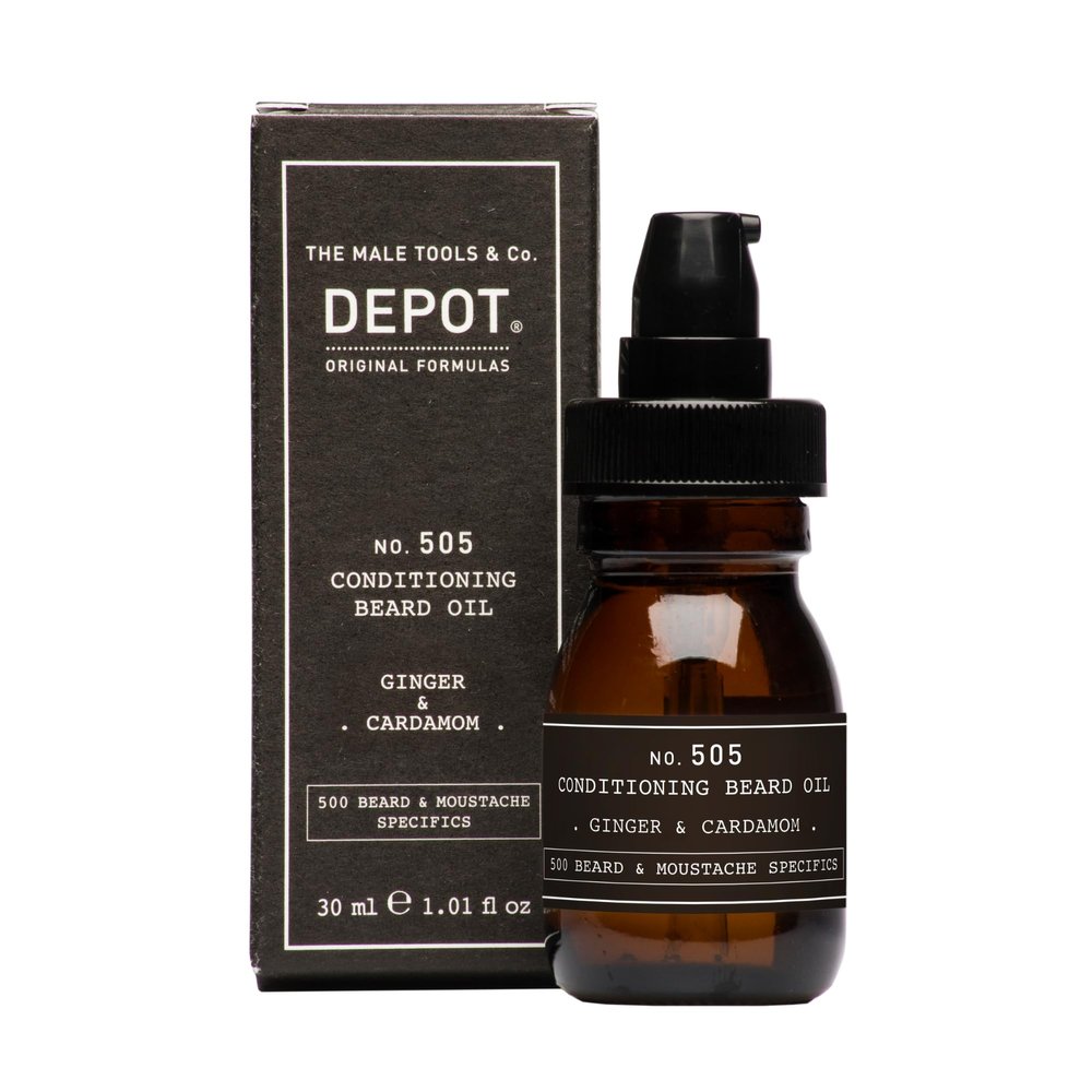 DEPOT No.505 Conditioning Beard Oil Ginger & Cardamon 30 ml