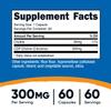 Nutricost CDP Choline (Citicoline) 300mg, 60 Veggie Capsules - Non-GMO, Vegan Friendly, Gluten Free view 2