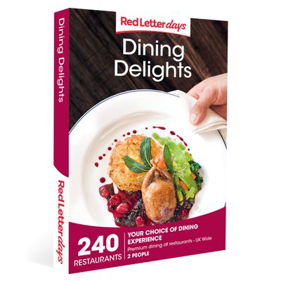 Red Letter Days Dining Delights Experience Gift Box for 2  240 Luxury Dining Experiences