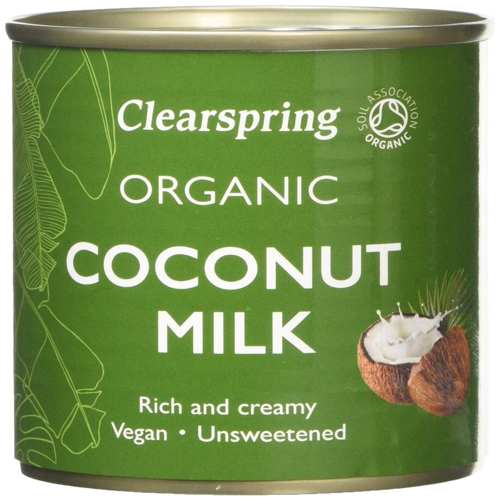 Clearspring Organic Coconut Milk, 200g (Pack of 6)