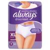 Always Discreet Underwear Incontinence Pants Women Plus XL X7, Locks Away Odours, Wetness, Prevent Leaks view 1
