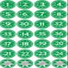 INDIGOS UG - Aufkleber fr Adventskalender 1 to 24 - grn + Bonus Vintage Style - Labels - Stickers - Weihnachtskalender - Weihnachten - Advent - rund - DIY Cut - JDM - Zum Aufkleben view 1