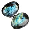 June&Ann Natural Labradorite Palm Stones, Healing Gemstone Therapy Worry Crystal Stones for Meditation Chakra Balancing Collection, Irregular Shape view 2