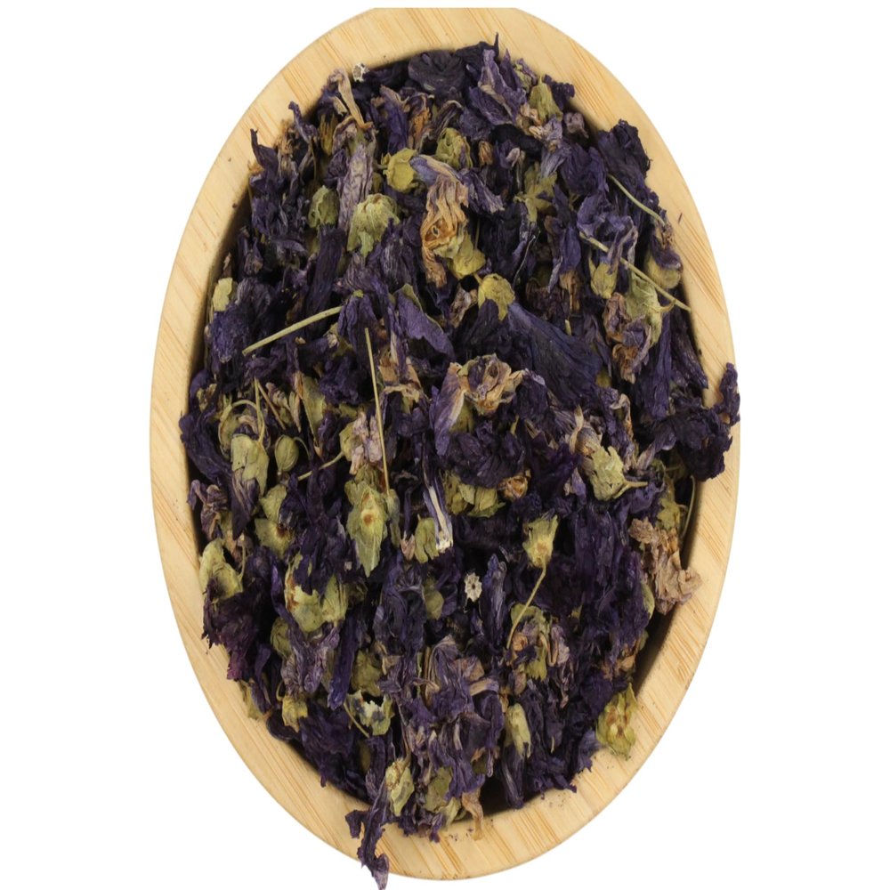 Blue Mallow Dried Whole Flowers - Malva Sylvestris L. (25g)