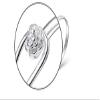 Elegant Silver Bracelet With Floral Design Clip-On Button Charm - Classic Bangle Jewellery for Women Girls (925 Plated Silver) view 4