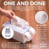 Plushi Paper Septic Safe Tube Free 4 Ply Soft Toilet Paper RV Essential and Mom Approved for Travel Trailers Campers Marine Biodegradable 4 Boxes 320 Wipes view 2