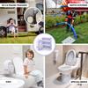 Plushi Paper Septic Safe Tube Free 4 Ply Soft Toilet Paper RV Essential and Mom Approved for Travel Trailers Campers Marine Biodegradable 4 Boxes 320 Wipes view 3