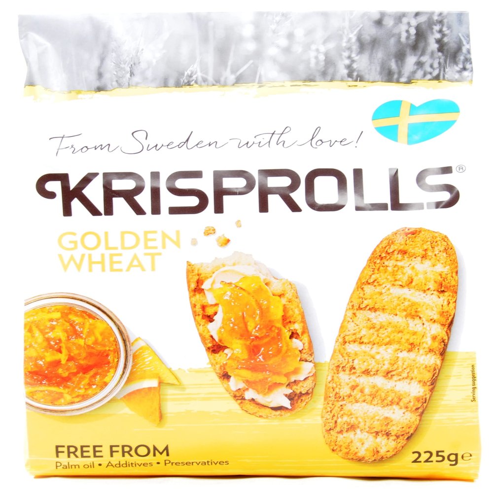 Pagen Krisprolls (Golden Wheat 2 x 225g)