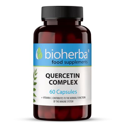 BIOHERBA QUERCETIN Complex 60 Capsules Enhanced with Bromelain and Vitamin C