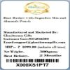 Ghasitaram Gifts Diwali Gifts Healthy Hampers - Boat Basket with Sugarfree Mix and Almonds Pouch|Gift for Diwali,Holi,Rakhi,Valentine,Christmas,Birthday,Anniversary,Her,Him| view 2