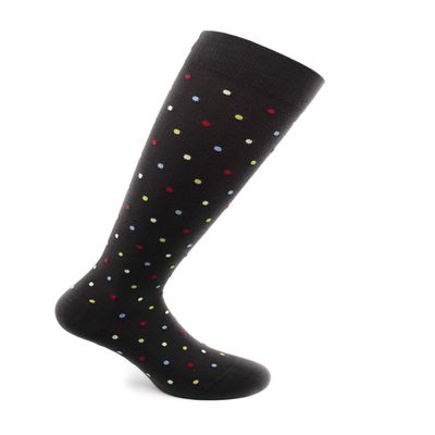 Relaxsan FANCY 810 (Graphite, Sz.S) Pattern Unisex Cotton Socks graduated compression 15-21 mmHg