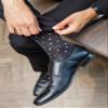 Relaxsan FANCY 810 (Graphite, Sz.S) Pattern Unisex Cotton Socks graduated compression 15-21 mmHg view 4