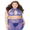 Coquette Women's Elite Packaged Lingerie, Cobalt, One Size/XL view 1