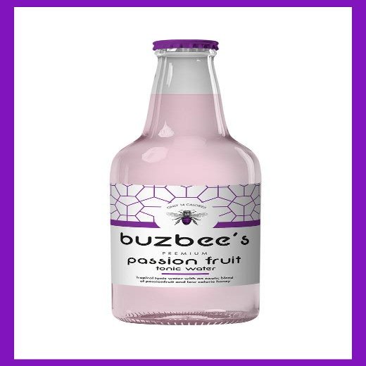 Buzbee's Premium Low Calorie Passion Fruit Tonic Water (5 x 200ml)