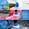 RotoScrub Bathroom Cleaning Drill Accessory Kit - White Scrub Pads White view 3