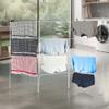 3 Fold Clothes Airer Drying Rack - Indoor & Outdoor Use, Flat Foldable, Washing Line Dryer | Non Slip Feet, Lightweight, Space Saving, Extra Strong | H 110 x W 155 Cm - Folding Horse Rail Drier Gate view 2