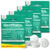 DENTTABS Toothbrush Tablets with Fluoride (4 x 125 Pieces) Mild and Pleasant, Vegan, with Fluoride, Natural Cosmetics view 1