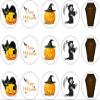 15 x 2 inch cupcake toppers happy halloween edible icing view 2